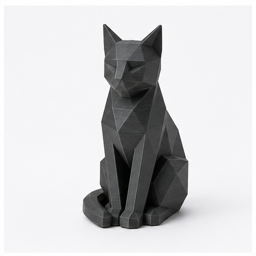 Low Poly macska